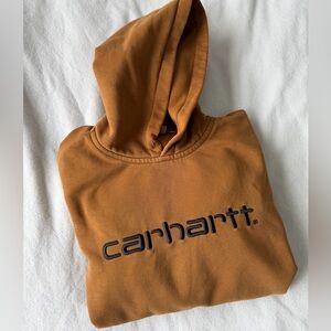 Carhartt WIP Chase hoodie Hamilton brown black label sun faded
